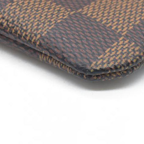 Louis Vuitton Damier Pochette Cles Wallet Coin Purse Brown
