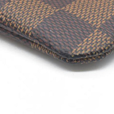 Louis Vuitton Damier Pochette Cles Wallet Coin Purse Brown