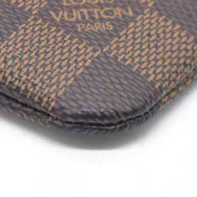 Louis Vuitton Damier Pochette Cles Wallet Coin Purse Brown