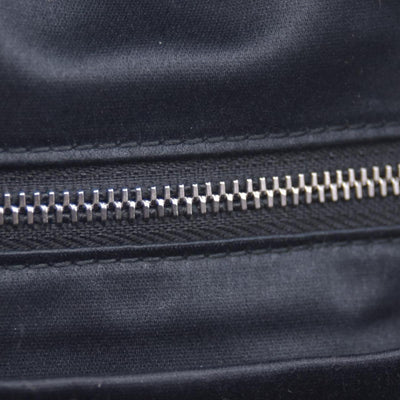$1950 MIU MIU Leather Trimmed Matelasse Crystal Embellished Nylon Backpack