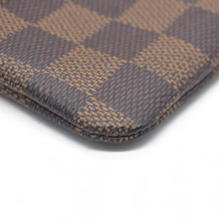 Louis Vuitton Damier Pochette Cles Wallet Coin Purse Brown