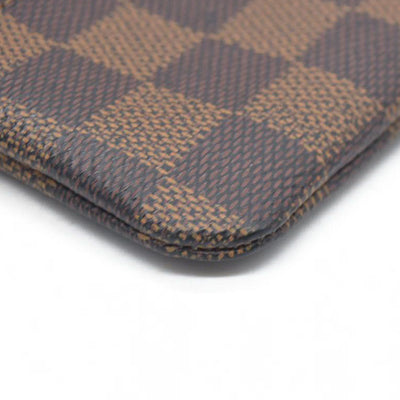 Louis Vuitton Damier Pochette Cles Wallet Coin Purse Brown