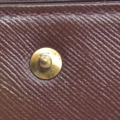 LOUIS VUITTON 2002 Mini Monogram Porte Tresor International Wallet Cherry CA0072