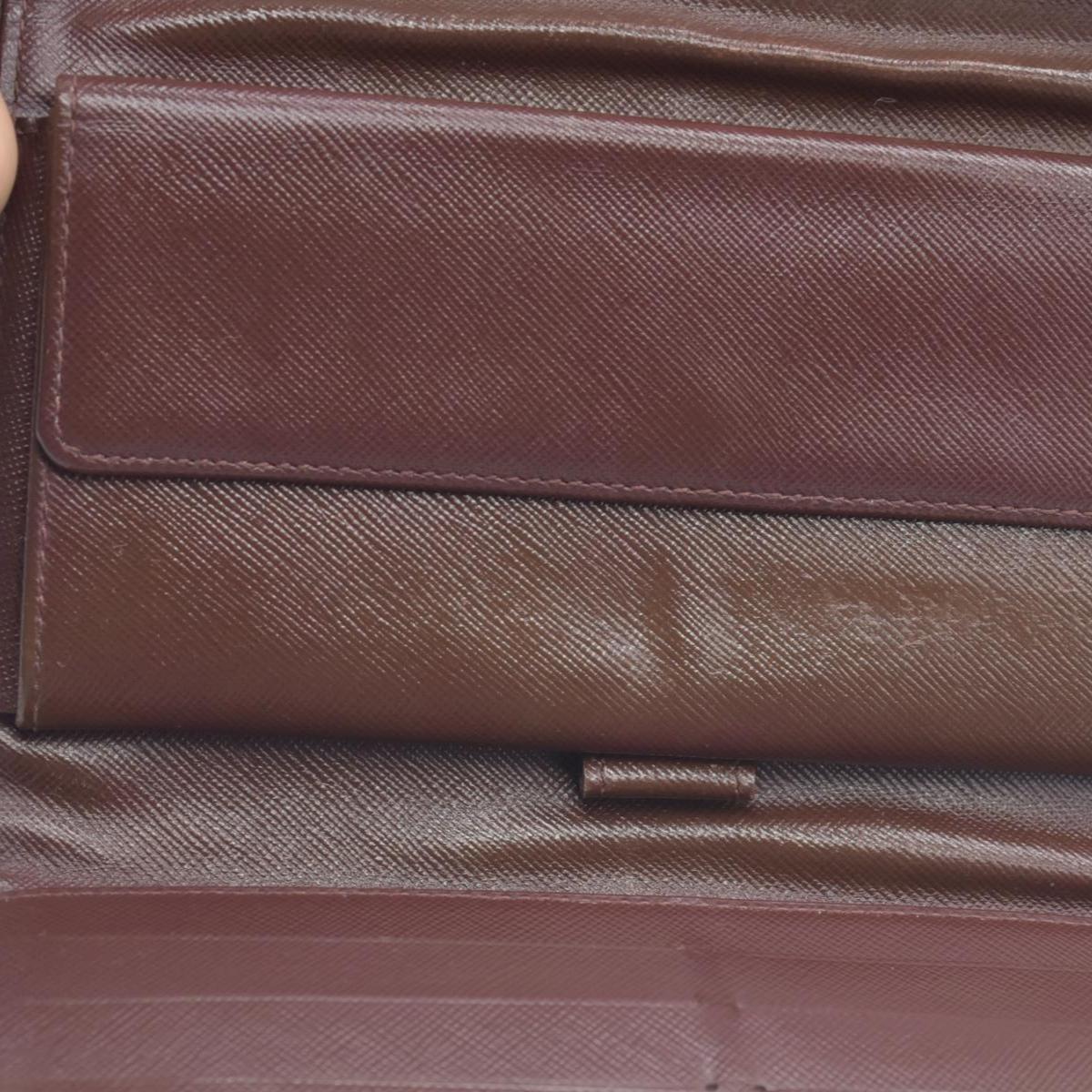 LOUIS VUITTON 2002 Mini Monogram Porte Tresor International Wallet Cherry CA0072