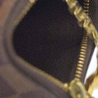 Louis Vuitton Damier Pochette Cles Wallet Coin Purse Brown