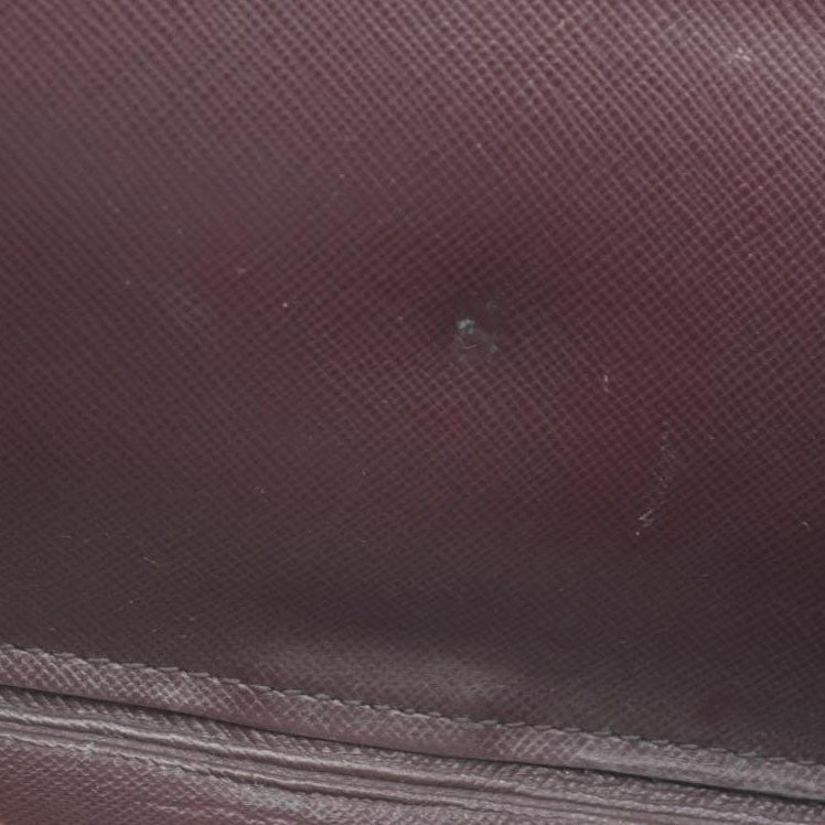LOUIS VUITTON 2002 Mini Monogram Porte Tresor International Wallet Cherry CA0072