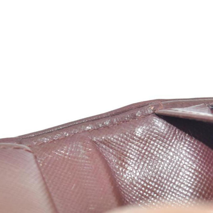 LOUIS VUITTON 2002 Mini Monogram Porte Tresor International Wallet Cherry CA0072