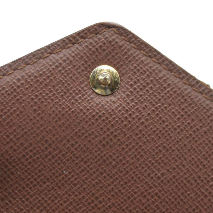 Louis Vuitton Monogram Portefeuille Victorine Trifold Wallet Brown