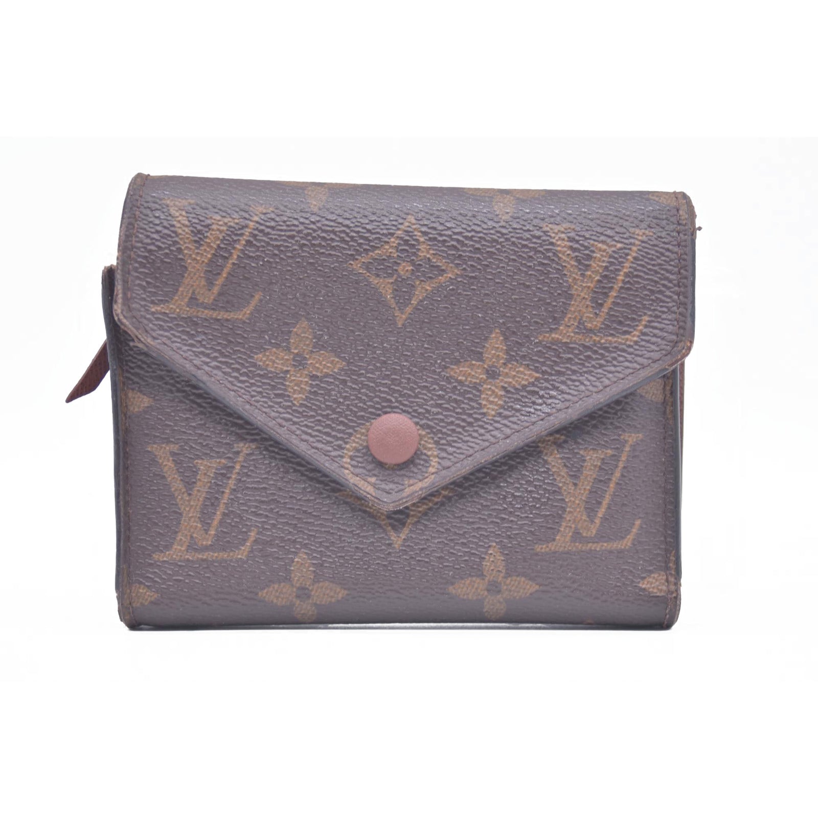 $625 2016 Louis Vuitton Monogram Victorine Wallet Brown SP4136 CONSIGNMENT