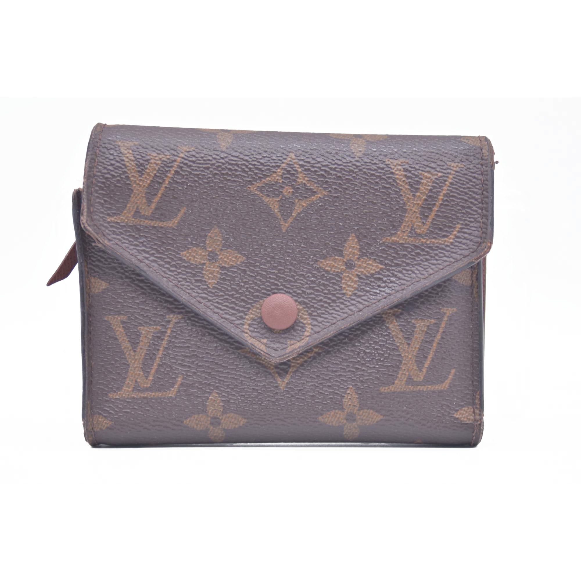 $625 Louis Vuitton Monogram Victorine Wallet Brown CONSIGNMENT