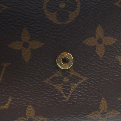 Louis Vuitton Monogram Portefeuille Victorine Trifold Wallet Brown