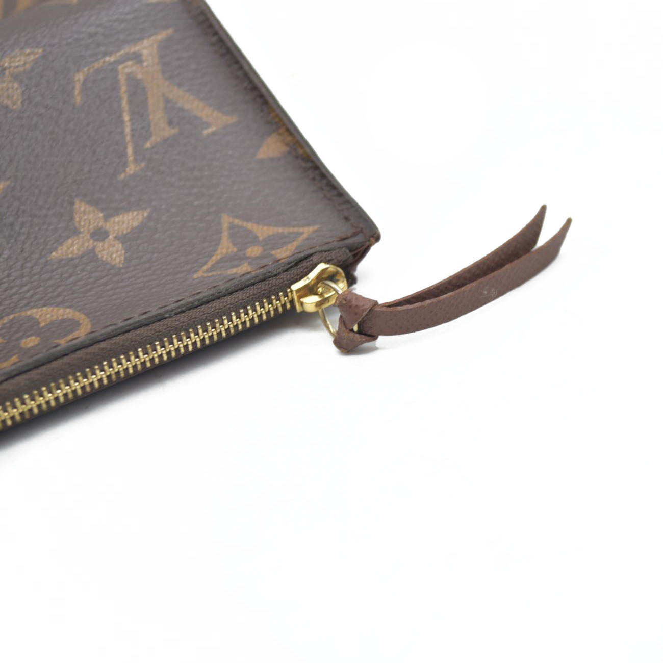 Louis Vuitton Monogram Portefeuille Victorine Trifold Wallet Brown