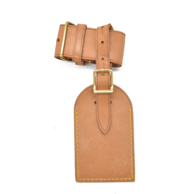 Louis Vuitton Vachetta Luggage Tag and Handle Strap Set LARGE 9