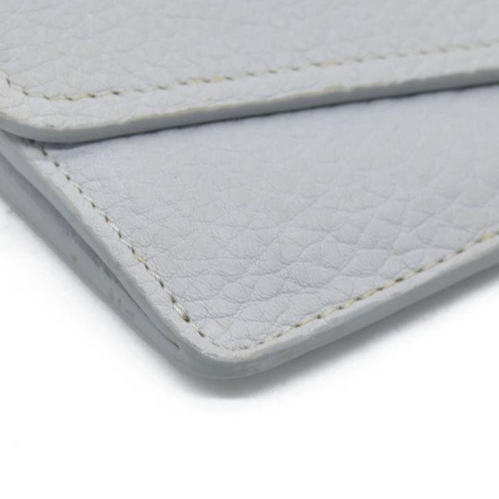 $495 Chloe Aby Padlock Leather Bifold Long Wallet