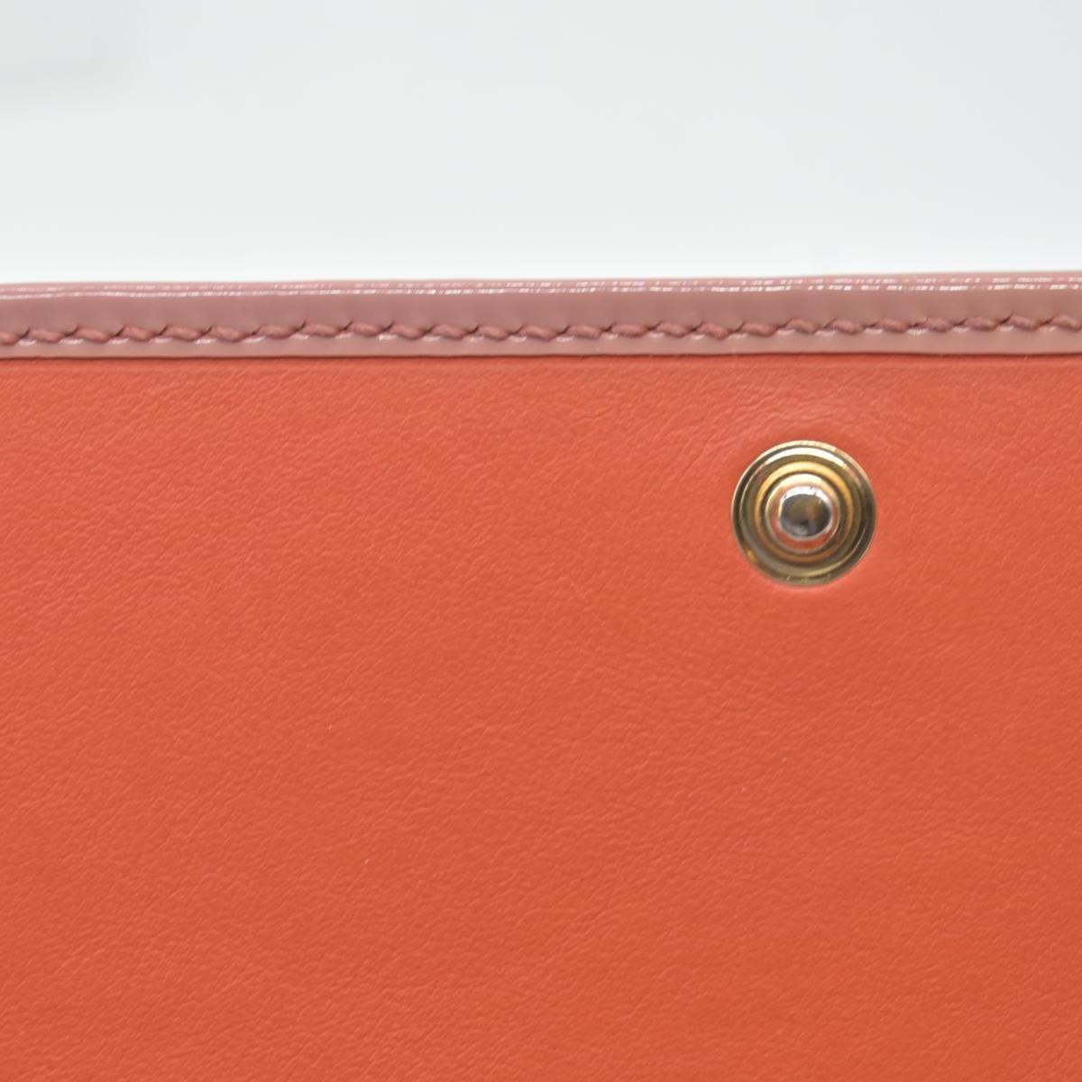 $650 Gucci pink original gg canvas continental bow wallet