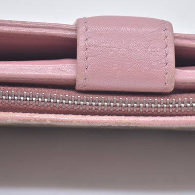 Gucci Gucci Beige/Brown GG Canvas And Leather Interlocking G Long Wallet CONSIGNMENT