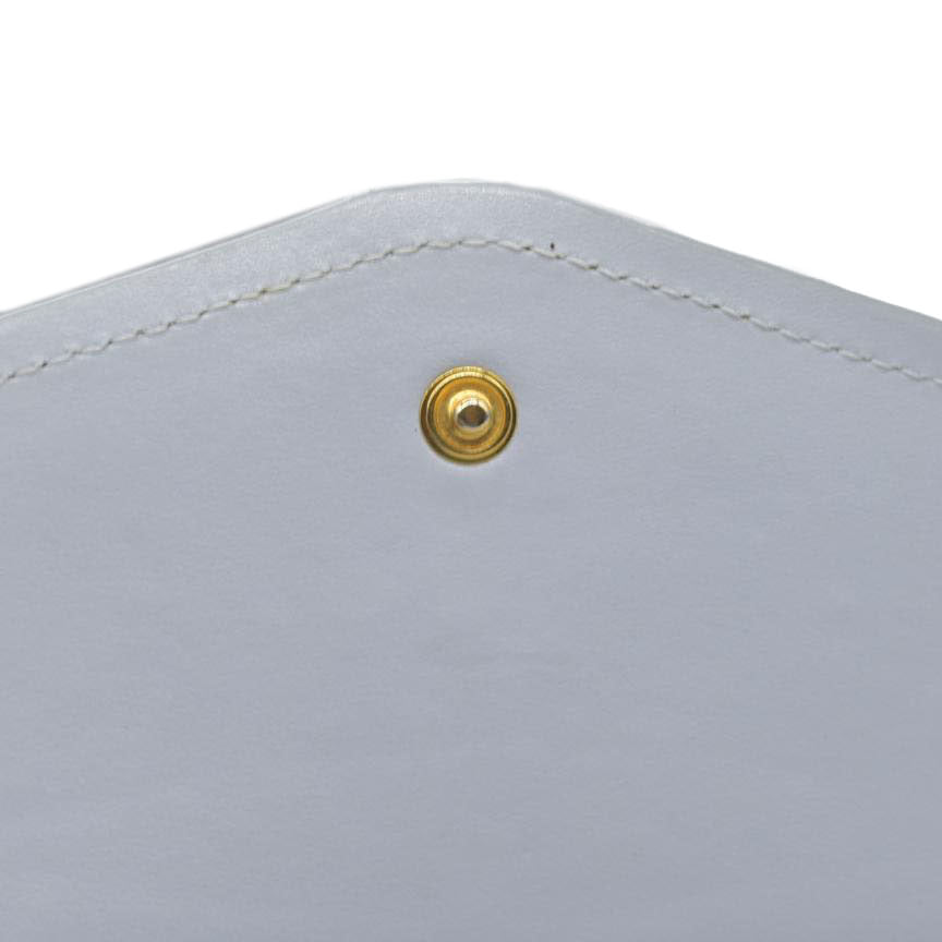 $495 Chloe Aby Padlock Leather Bifold Long Wallet