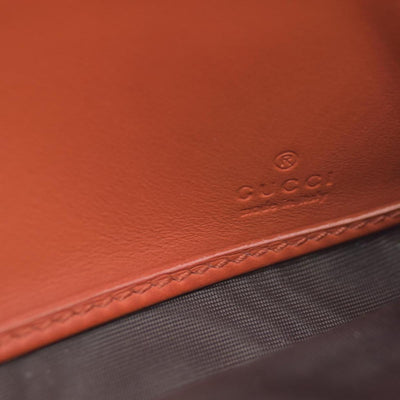 $650 Gucci pink original gg canvas continental bow wallet