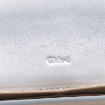 $495 Chloe Aby Padlock Leather Bifold Long Wallet