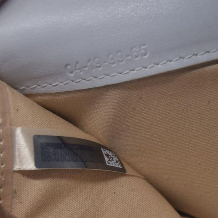 $495 Chloe Aby Padlock Leather Bifold Long Wallet