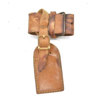 Louis Vuitton Vachetta Luggage Tag and Handle Strap Set SMALL 20