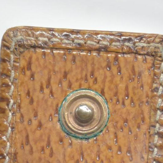 Gucci Gucci Beige/Brown GG Canvas Nailhead Compact Wallet