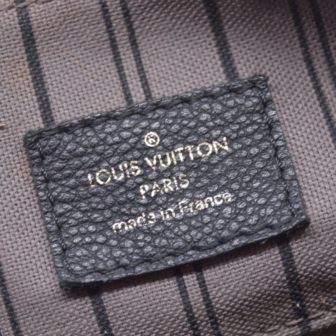 $3050 2014 Louis Vuitton Empreinte Speedy Bandouliere 30 Black 10021270 AH1174
