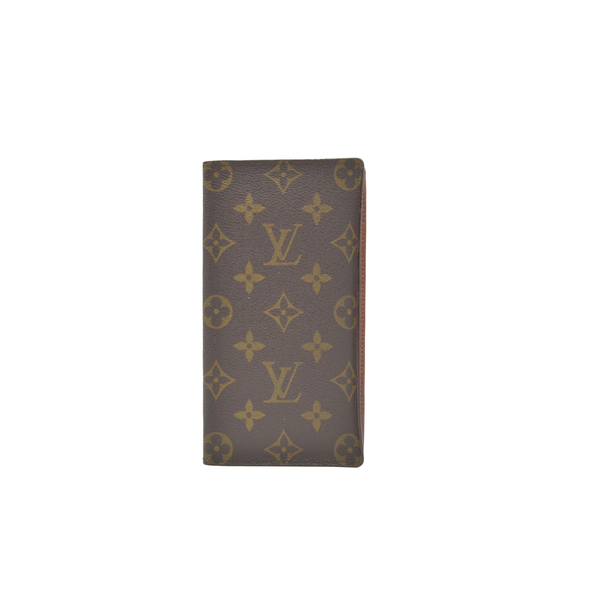 $440 Louis Vuitton Monogram Porte Cartes Credit Yen Bifold Long Wallet CT0944