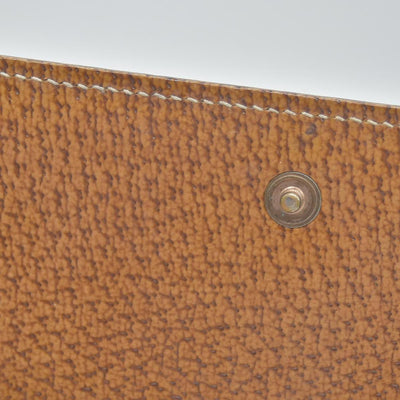 Gucci Gucci Beige/Brown GG Canvas Nailhead Compact Wallet