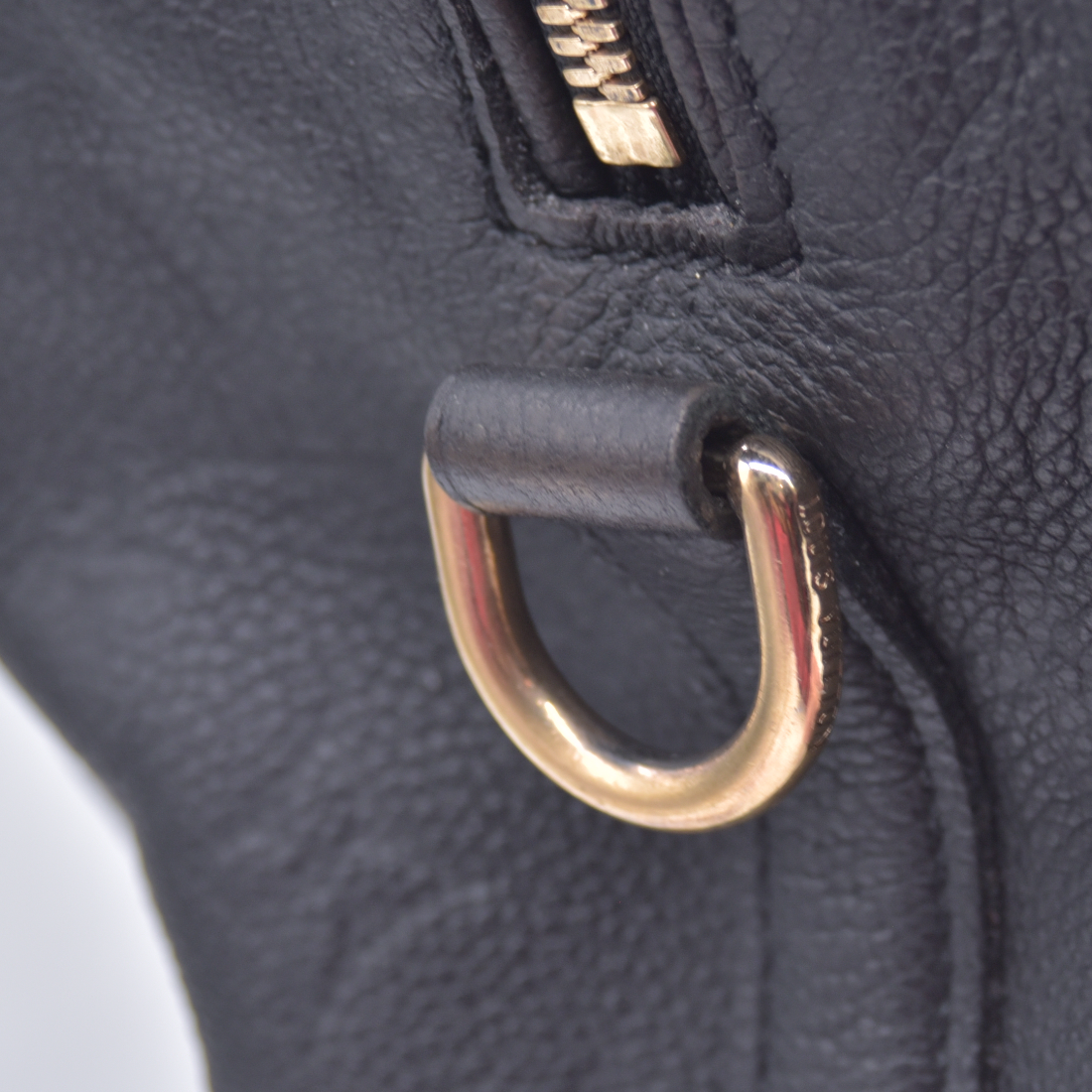 $3050 2014 Louis Vuitton Empreinte Speedy Bandouliere 30 Black 10021270 AH1174