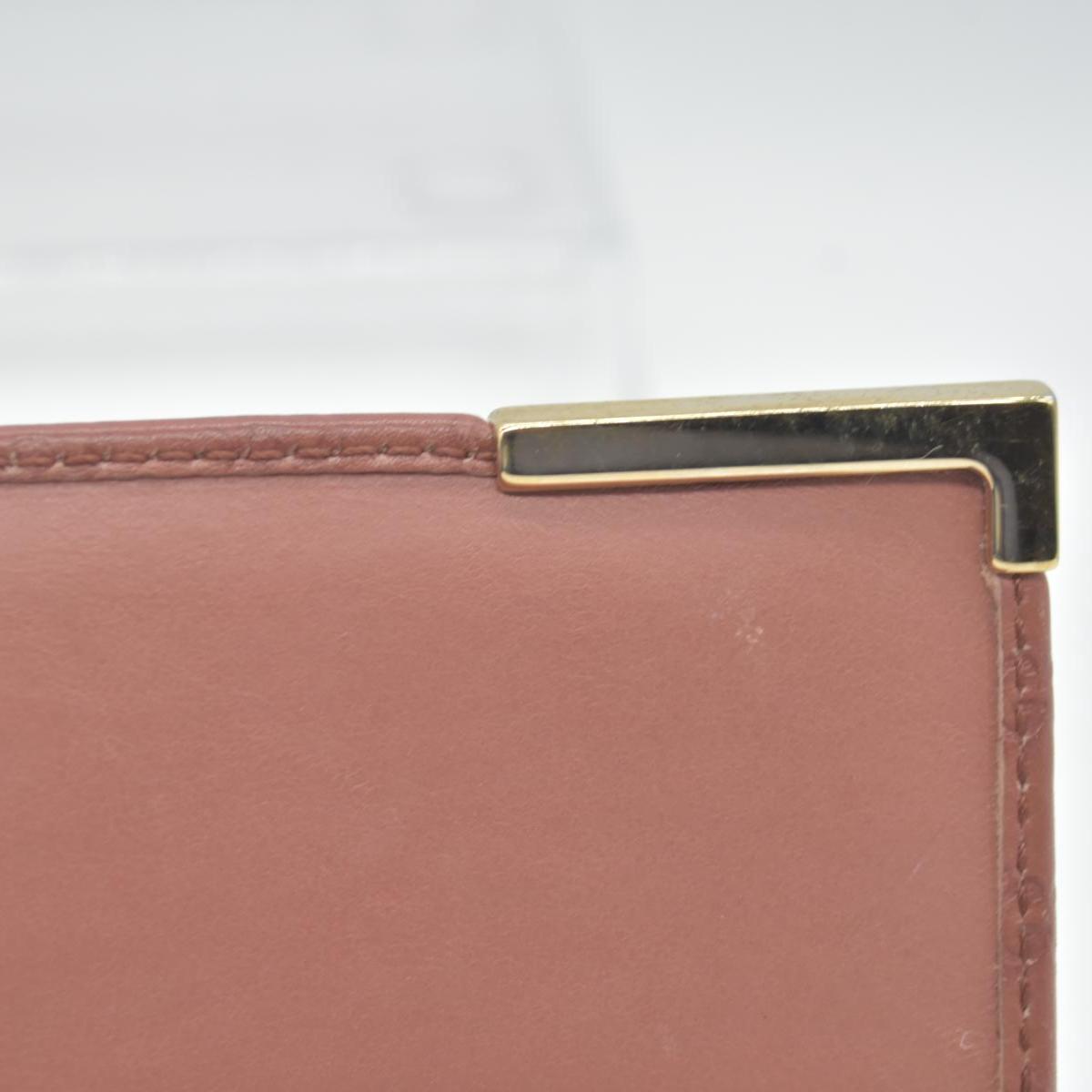Gucci Gucci Pink Microguccissima Leather Continental Wallet on Chain CONSIGNMENT