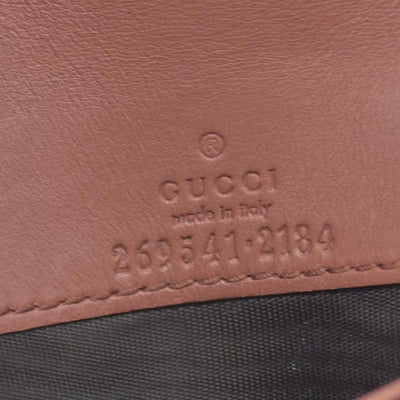 Gucci Gucci Pink Microguccissima Leather Continental Wallet on Chain CONSIGNMENT