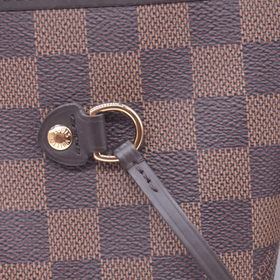 $2310 USA 2019 Louis Vuitton Damier Ebene Neverfull GM with Pouch 10021271 SD4119