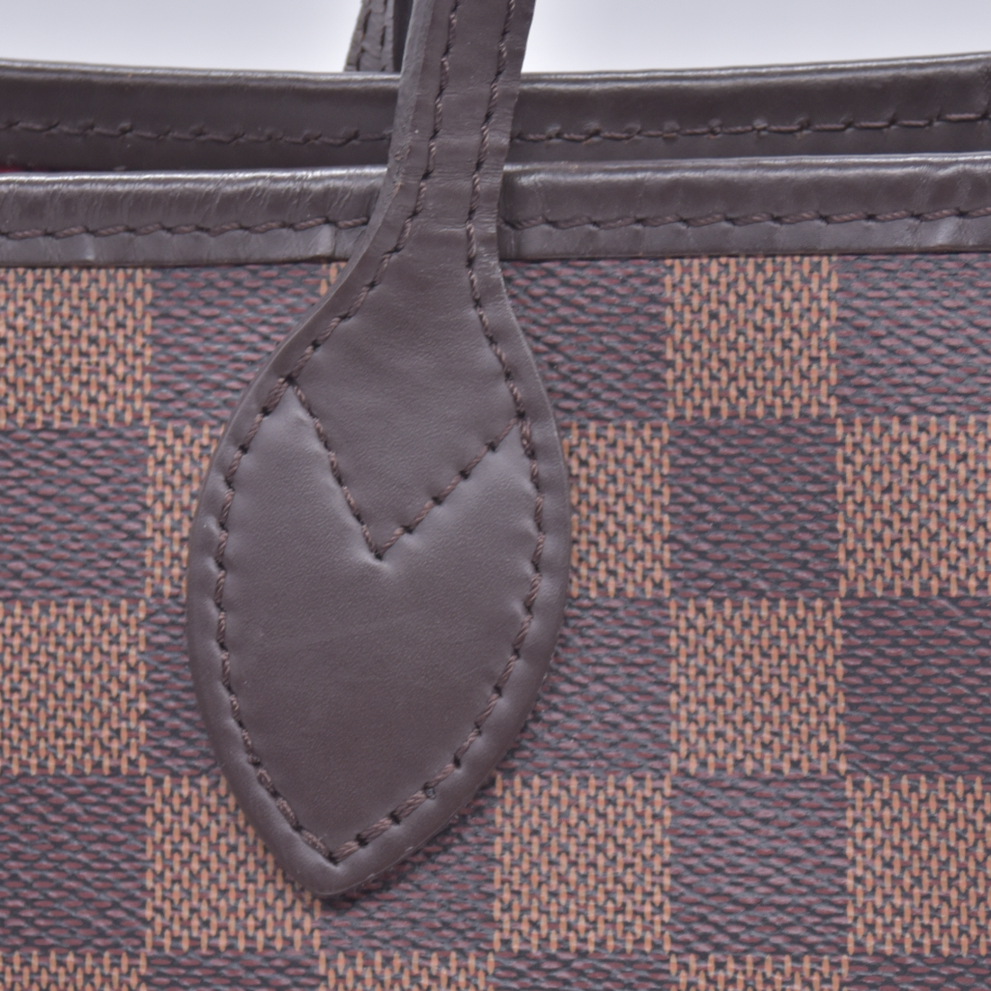 $2310 USA 2019 Louis Vuitton Damier Ebene Neverfull GM with Pouch 10021271 SD4119