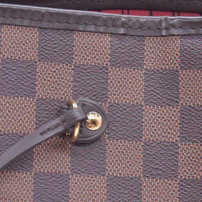 $2310 USA 2019 Louis Vuitton Damier Ebene Neverfull GM with Pouch 10021271 SD4119