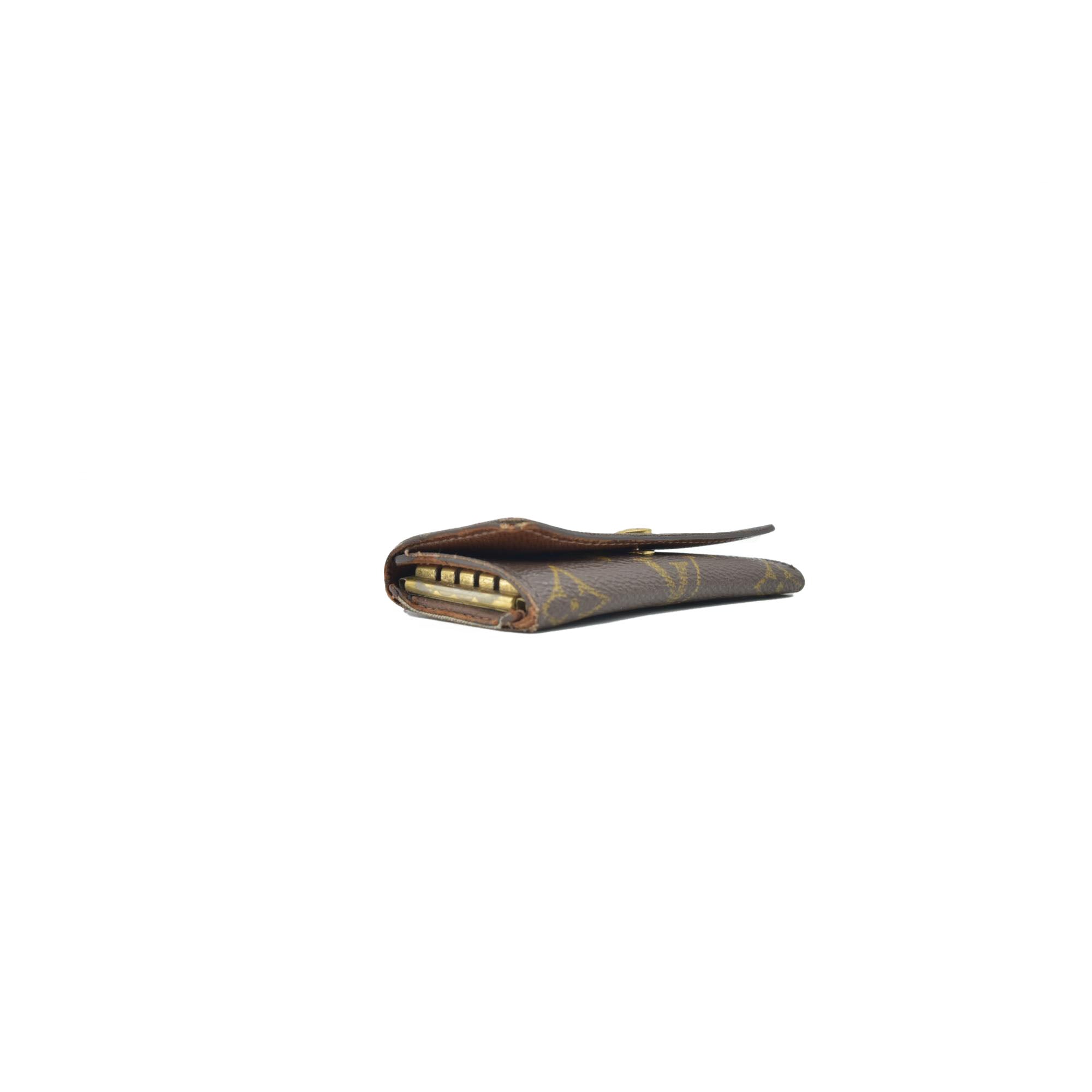 $345 Louis Vuitton Monogram Multicles 4 Ring Key Case Brown SD0916