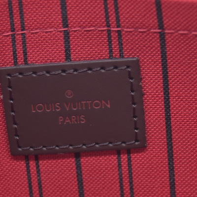 $2310 USA 2019 Louis Vuitton Damier Ebene Neverfull GM with Pouch 10021271 SD4119