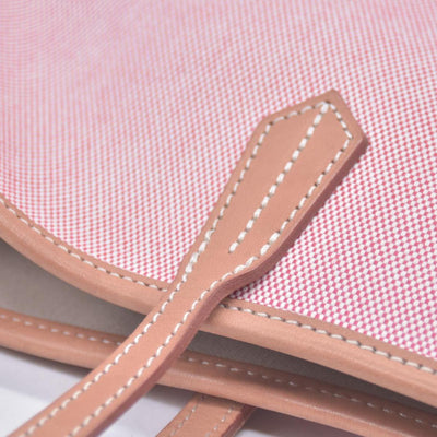 Burberry Blue Label Pink Canvas Tote Bag CONSIGNMENT