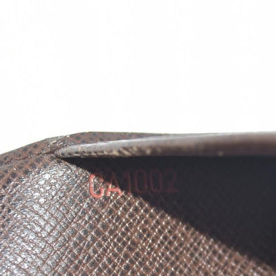 Louis Vuitton  Damier Ebene Small Ring Agenda Cover CA1002