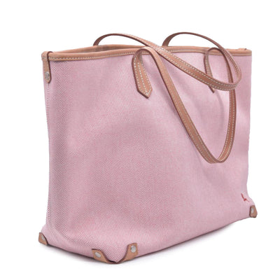 Burberry Blue Label Pink Canvas Tote Bag CONSIGNMENT
