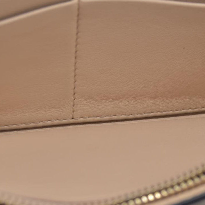 $495 Chloe Alphabet Leather Bifold Long Wallet