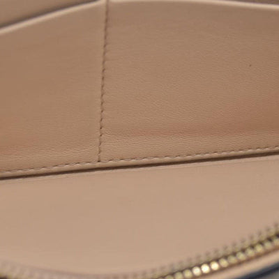 $495 Chloe Alphabet Leather Bifold Long Wallet