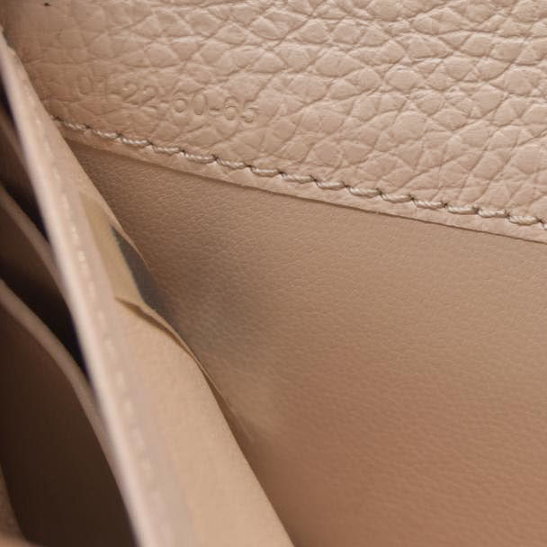 $495 Chloe Alphabet Leather Bifold Long Wallet