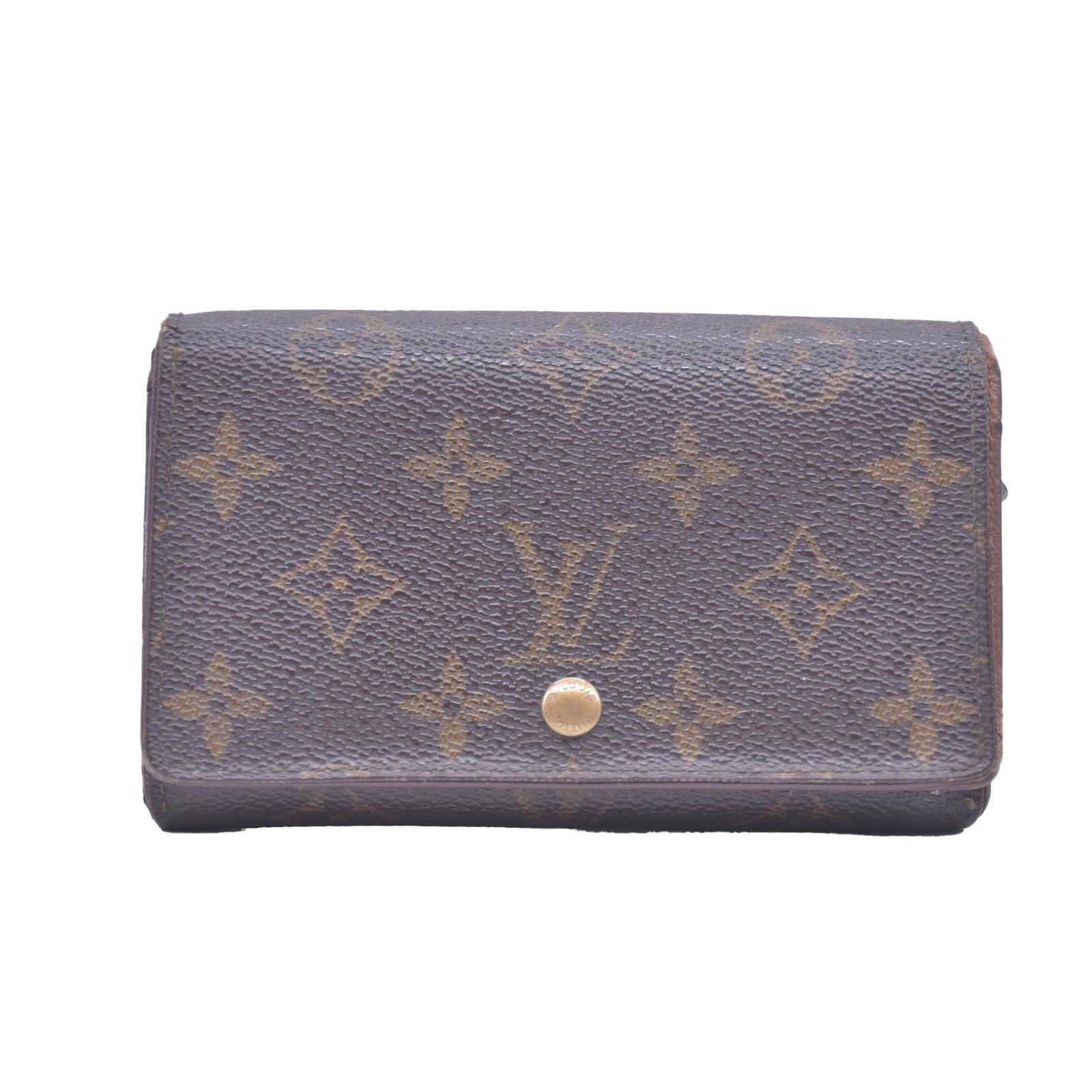 $560 1994 Louis Vuitton Monogram Porte Monnaie Billets Tresor Bifold Wallet MI0944 CONSIGNMENT