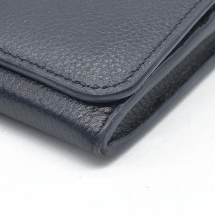 $495 Chloe Alphabet Leather Bifold Long Wallet