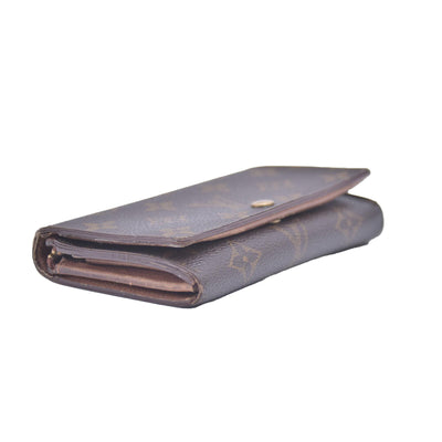 $560 1994 Louis Vuitton Monogram Porte Monnaie Billets Tresor Bifold Wallet MI0944 CONSIGNMENT