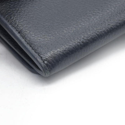 $495 Chloe Alphabet Leather Bifold Long Wallet