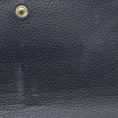 $495 Chloe Alphabet Leather Bifold Long Wallet