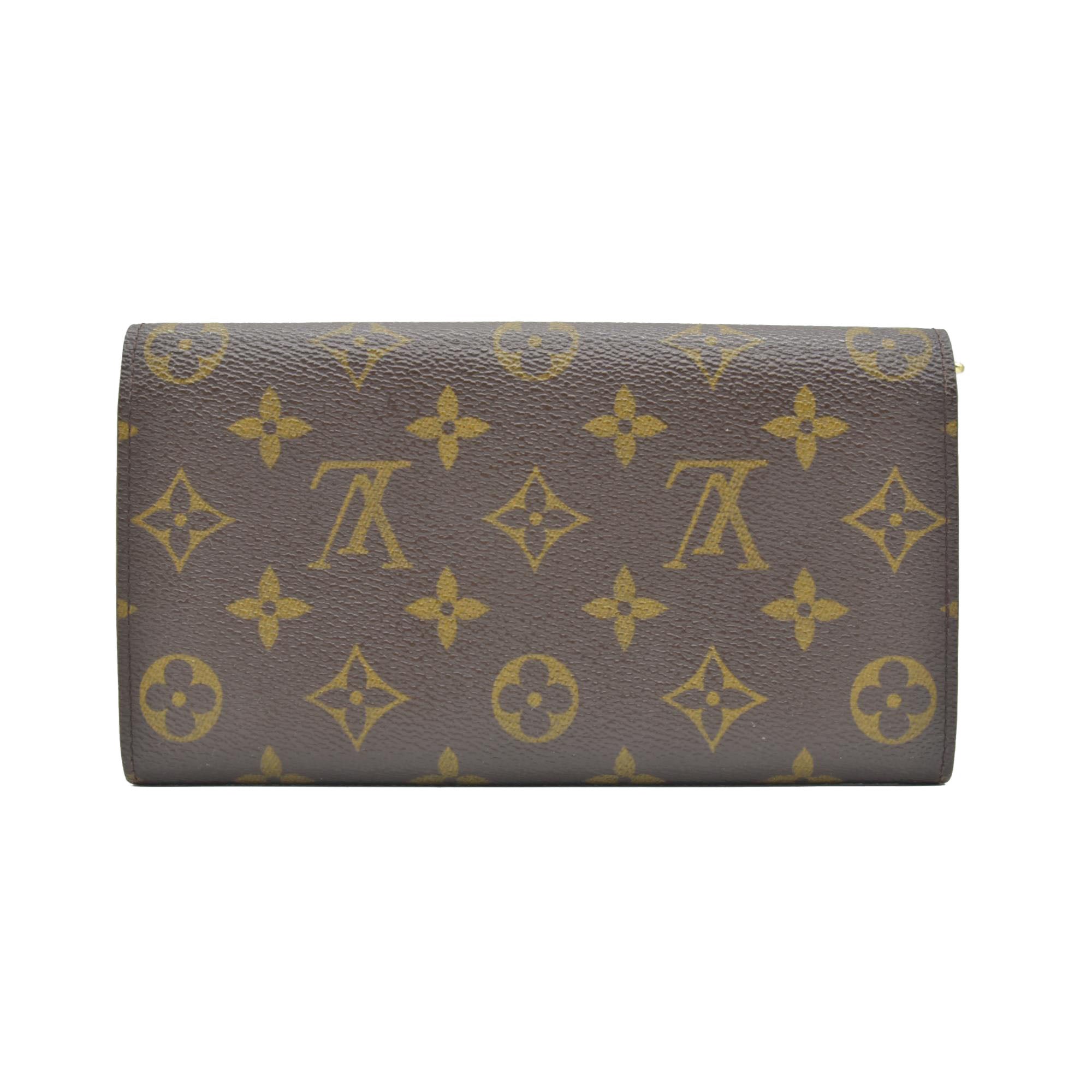 $725 Louis Vuitton Monogram Porte Tresor International Wallet CONSIGNMENT CA0937