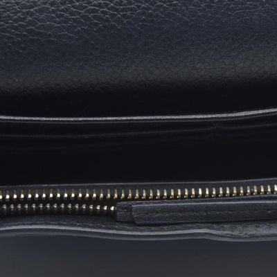 $495 Chloe Alphabet Leather Bifold Long Wallet